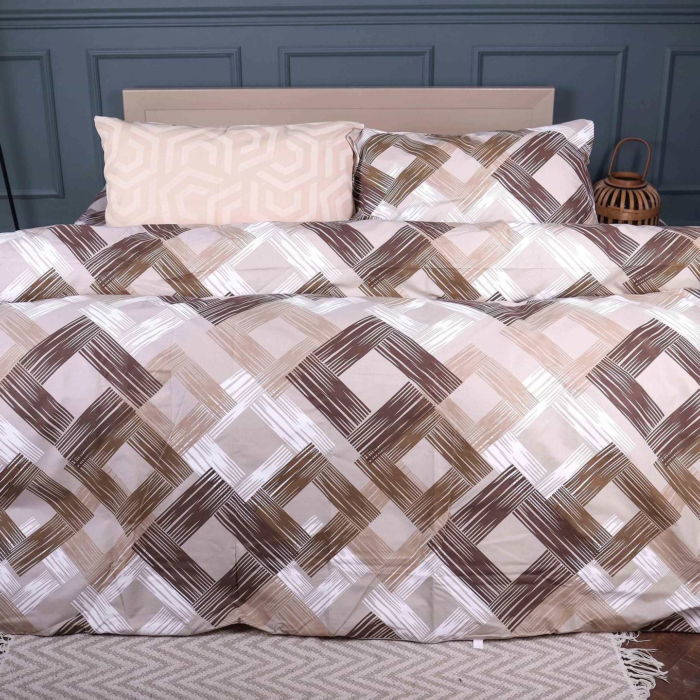 Комплект постельного белья MirSon Бязь 17-0787 Geometry style 220х240 (2200011326559)